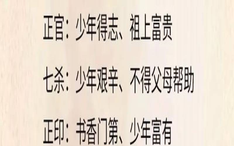 八字格局层次排名（命理八字入门基础知识）