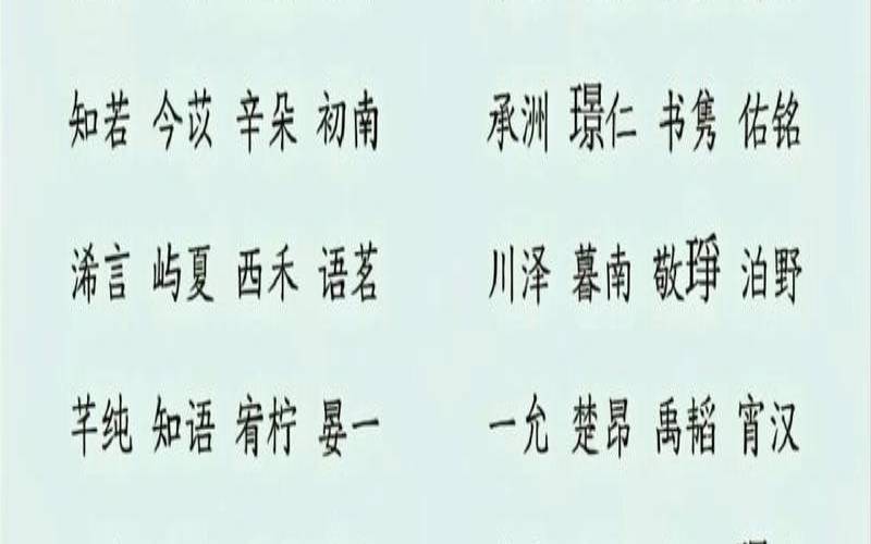 2023兔年宝宝取名最佳用字（宝宝起名最好的网站）