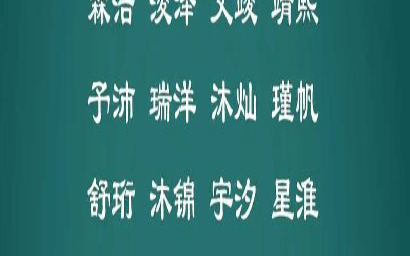 2021年5月30日生辰八字（新生儿男孩名字库）