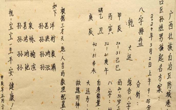 根据生辰八字给孩子起名（生辰八字起名详细步骤）