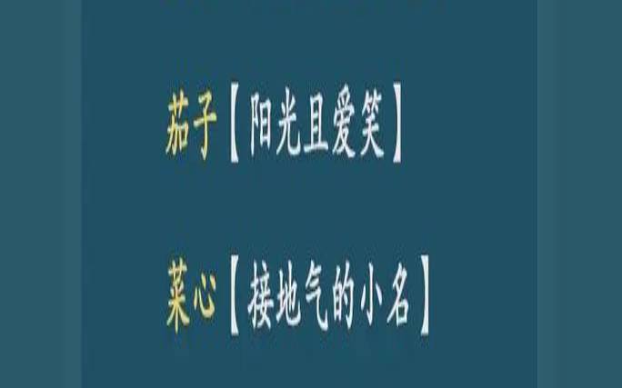 蔬菜店名字大全名称（宝宝起名大全）