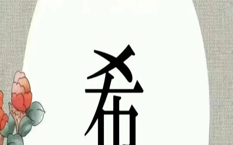 希字取名的寓意好吗（希字取名忌讳）