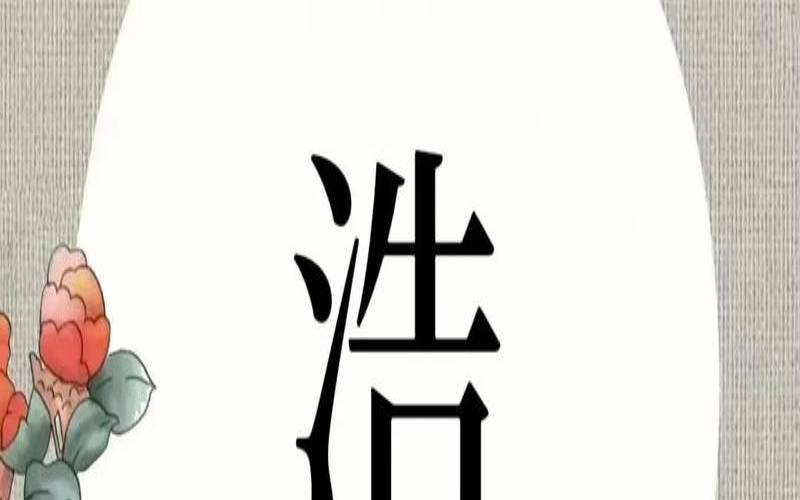 浩后面带什么字好女孩,浩字后面加什么字取名 浩后面带什么字好女孩,浩字后面加什么字取名