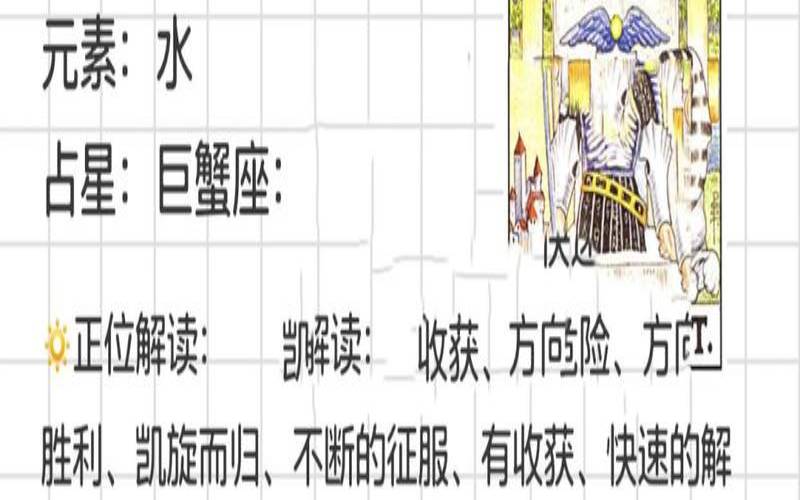 塔罗战车正位感情建议（正位的战车代表什么）