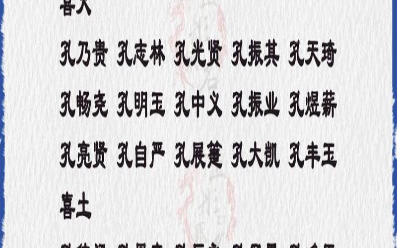 孔氏起名大全女孩（孔姓女孩起名古韵一点）