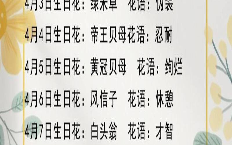 12月31日的生日花是什么（韩国诞生花大全12月）