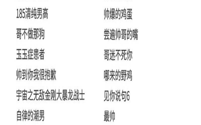 2021霸气网名男生超拽冷酷（男生的网名好听又帅气）