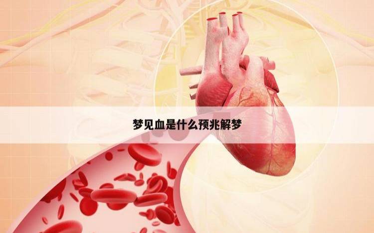 病人梦见血（病人梦见血是什么预兆）