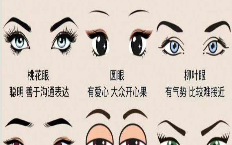 20种眼睛类型（9个眼睛形状看性格）