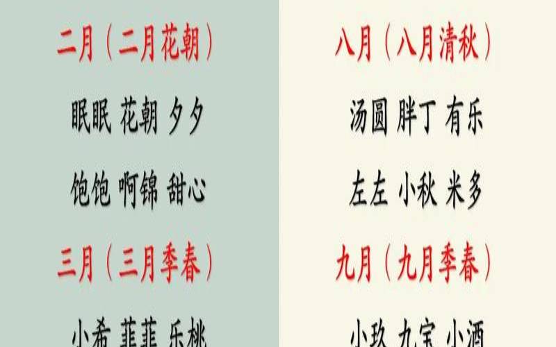 元宵节出生的女孩小名（属兔宝宝洋气的小名）