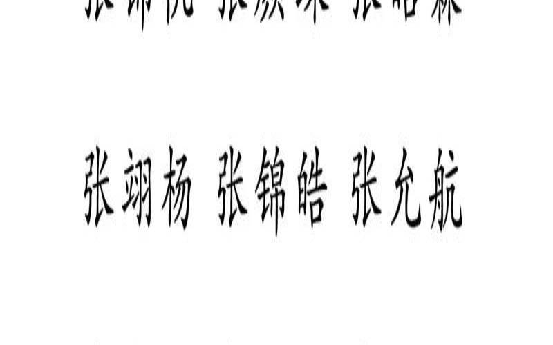 张姓男宝宝取名属虎（新生儿男孩名字库）