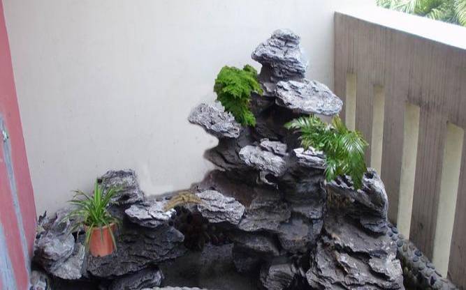 家居风水假山（假山摆放位置风水图）