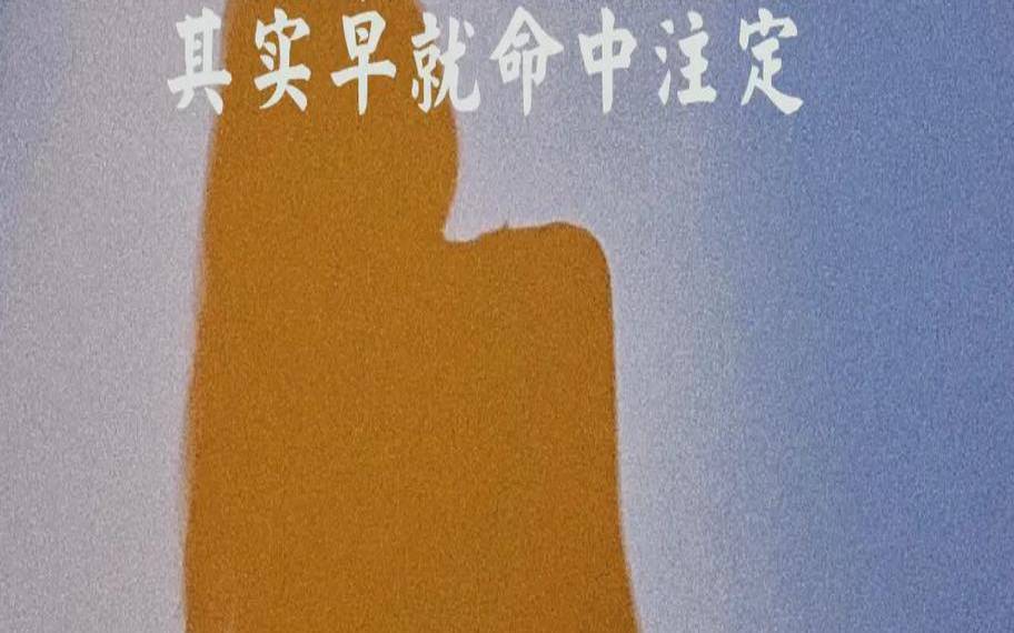 喜欢谁是命中注定(你会遇见谁早就命中注定了)