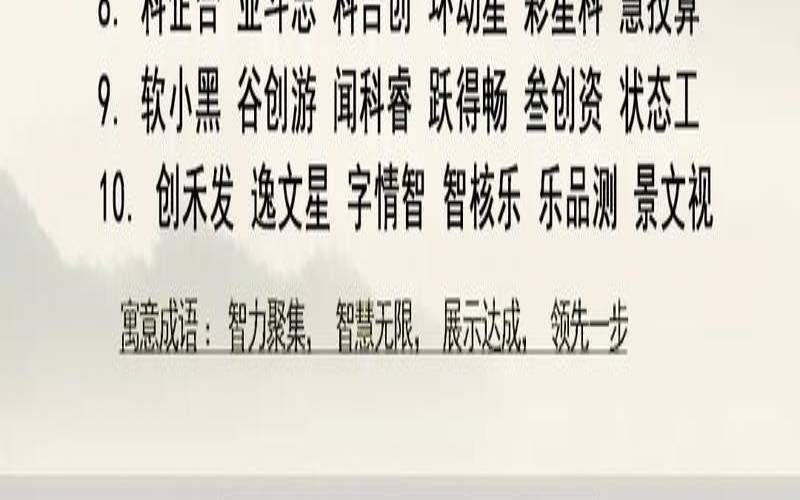 智能科技的名字怎么取（智能科技公司取名字大全）