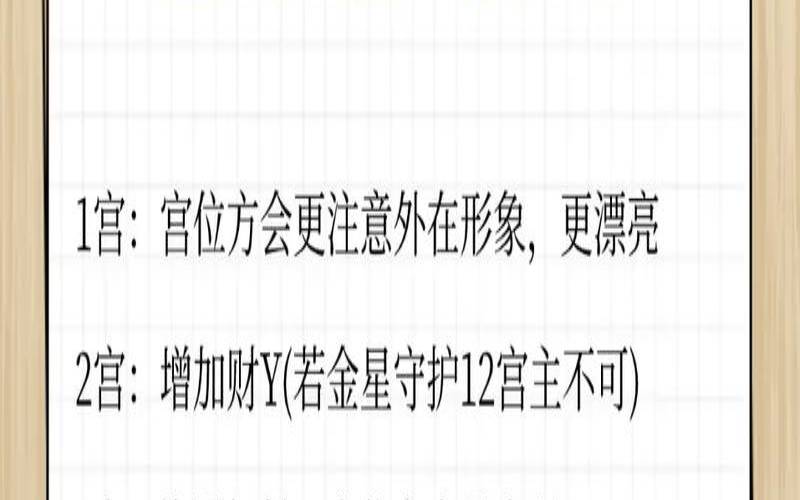 对方金星落自己6宫（合盘注定会结婚的相位）