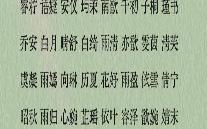 100个名字（名字中涛的含义是什么）
