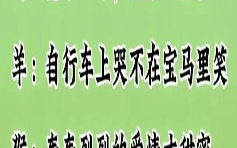 12生肖的感情何时易出问题（12生肖的爱情）