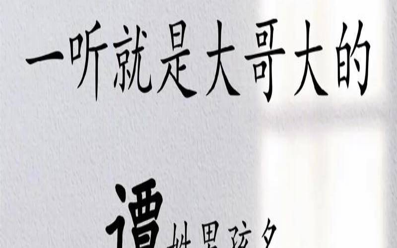 惠姓宝宝名字(谭姓男孩取名)