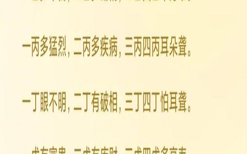 八字命理必背口诀（三个小时学会看八字）