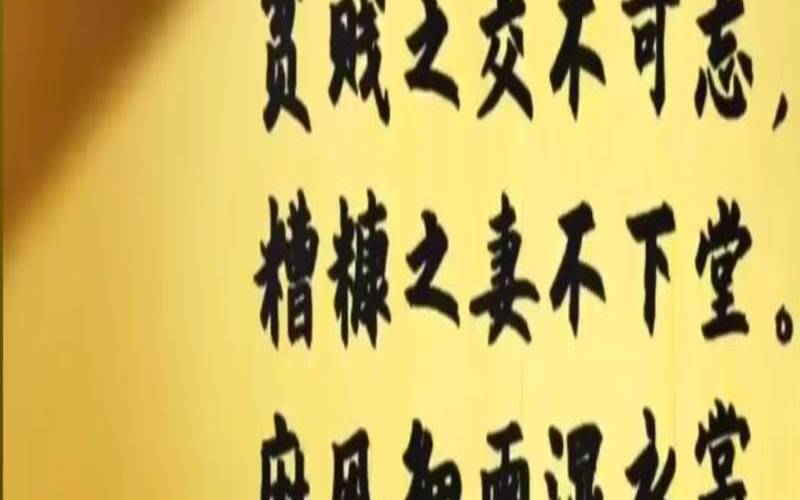 有钱了抛弃糟糠之妻叫啥(男人有钱别忘了糟糠之妻)
