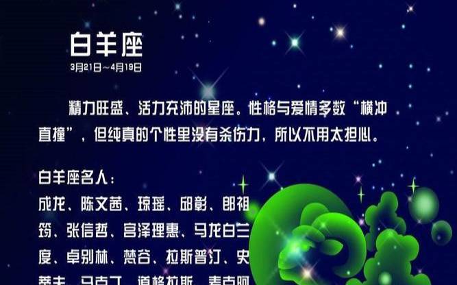 4月11日白羊座性格（4月十一号是什么星座）