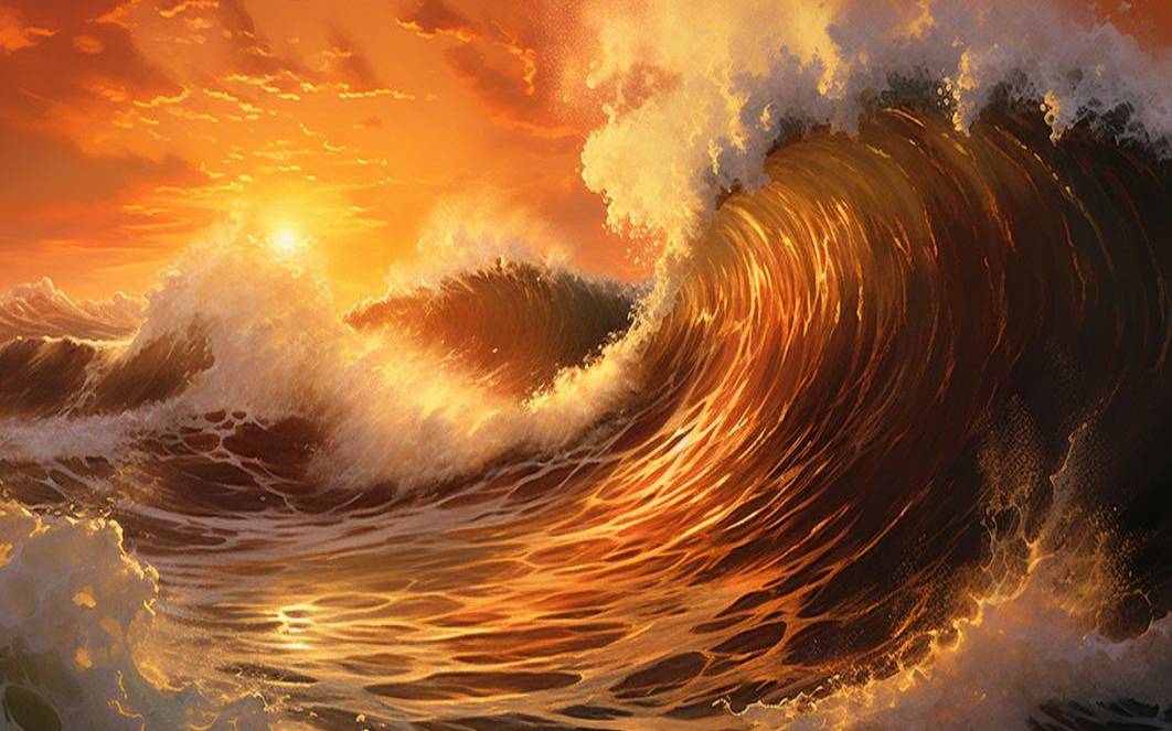 梦见波涛汹涌（梦见波涛汹涌的河水）