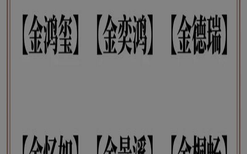 金姓古诗词名字（古诗词带金的名字）