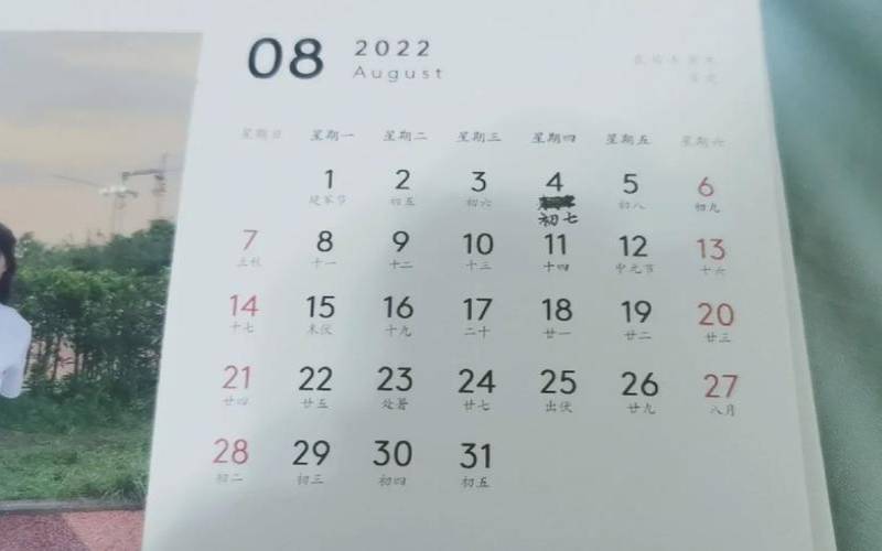 2022年阴历八月初七（农历八月廿八出生的人）