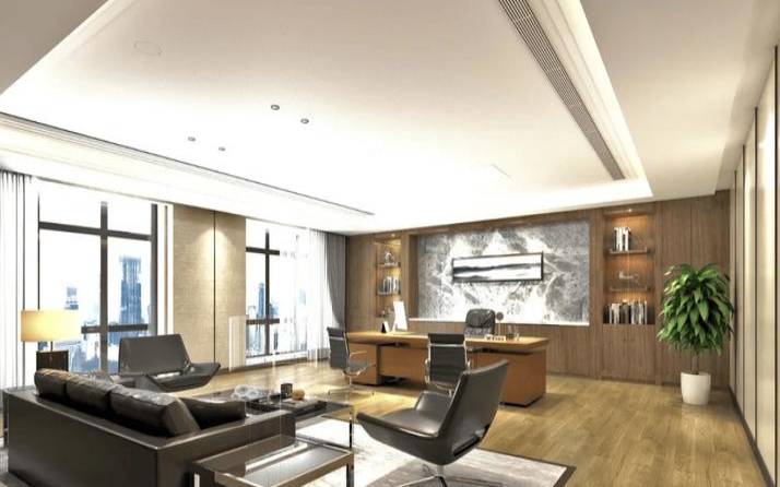 12平米办公室如何布置（办公室挂地图当靠山）