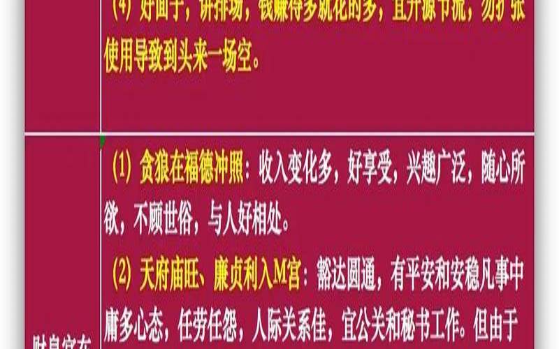紫微斗数看财运极佳的人（紫微斗数看钱财数量）