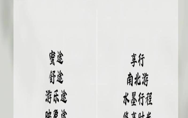 旅游公司名字起名大全（游玩公司取什么名）