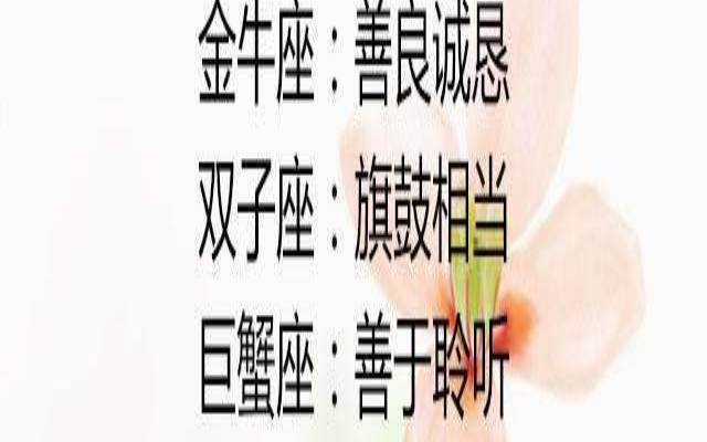 12星座的最佳情人（十二星座最佳情人排行）