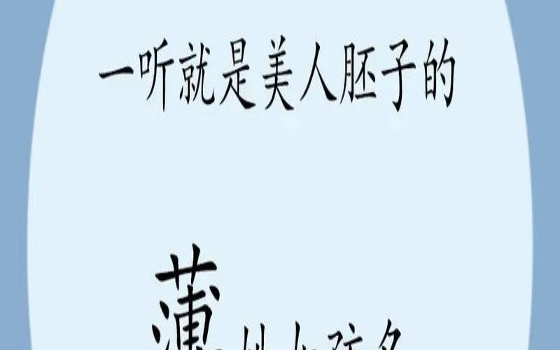 薄姓男孩名字大全（免费测名字软件）