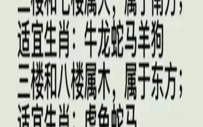 11楼不适合的生肖（11楼适合什么生肖）