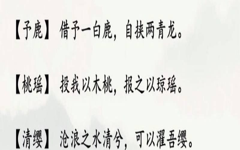 可以起公司名字的古诗词（唐诗取名女孩）