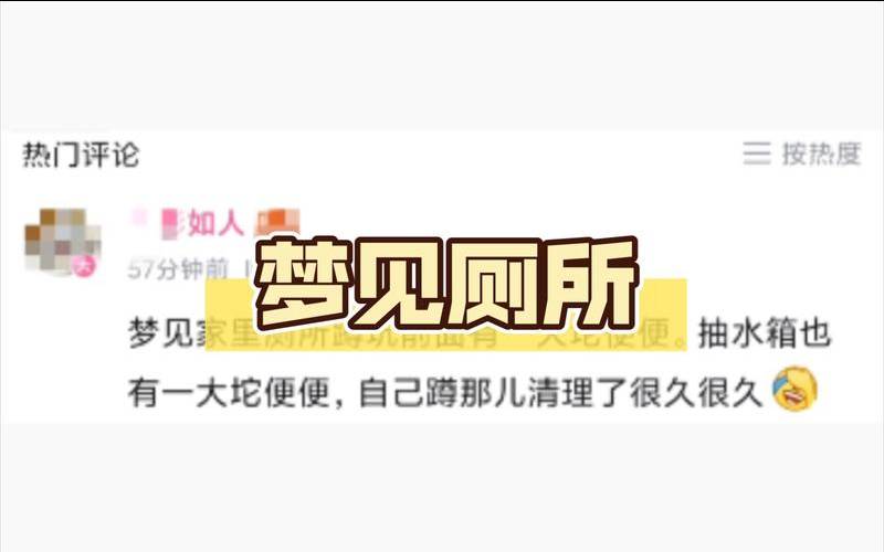 梦到蹲厕所拉屎（梦见蹲茅坑拉不出大便）