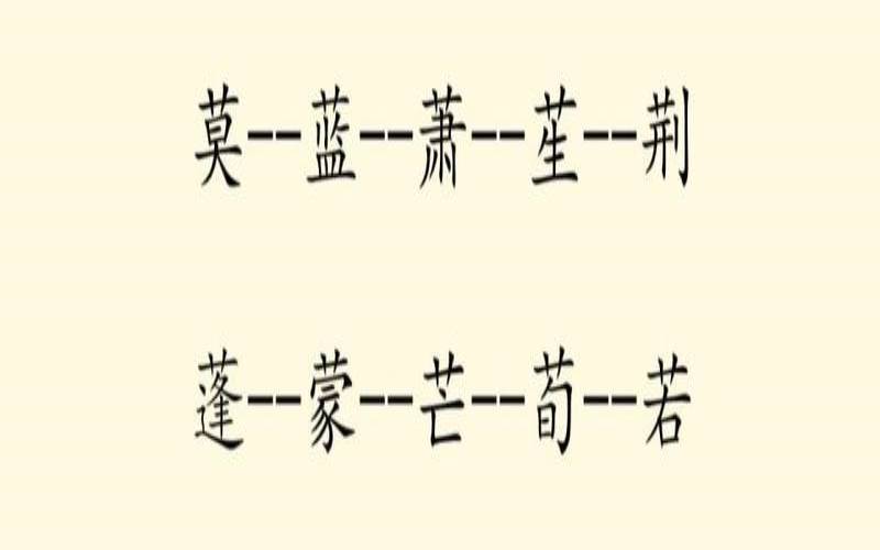 2021年男孩最佳取名草字头（带草字头寓意好的字）