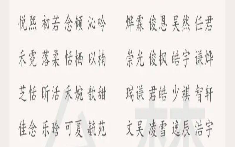 虎年女孩小名大全洋气（男孩新颖有涵养的小名）