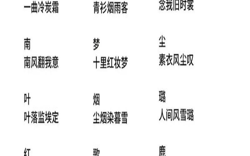 有意境的单字名字大全（有意境的单字网名）