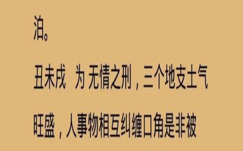 八字地支相刑的条件（八字地支相刑反而好）