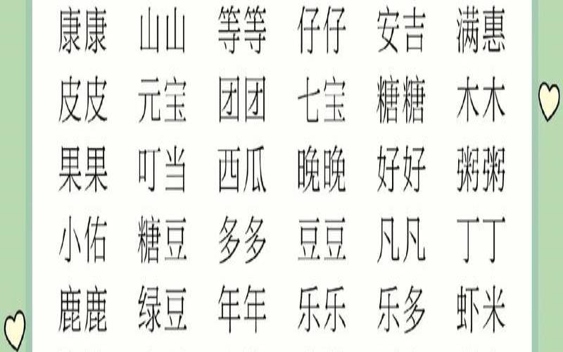 虎年双胞胎小名男女通用（洋气的双胞胎小名大全）