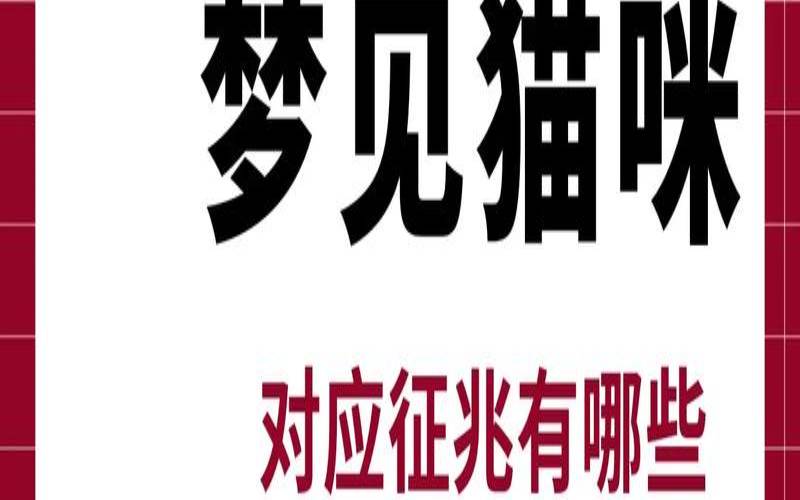 怀孕女人梦见猫好不好（8个梦征兆说明怀孕了）