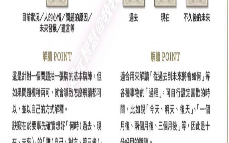 塔罗牌阵合集（塔罗测他最终会选择谁）