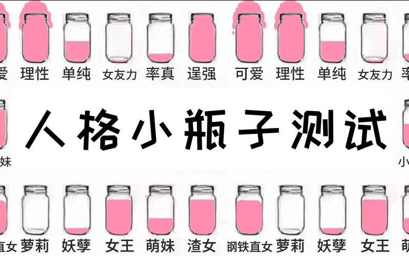 小瓶子测试（测测你的人格小瓶子）