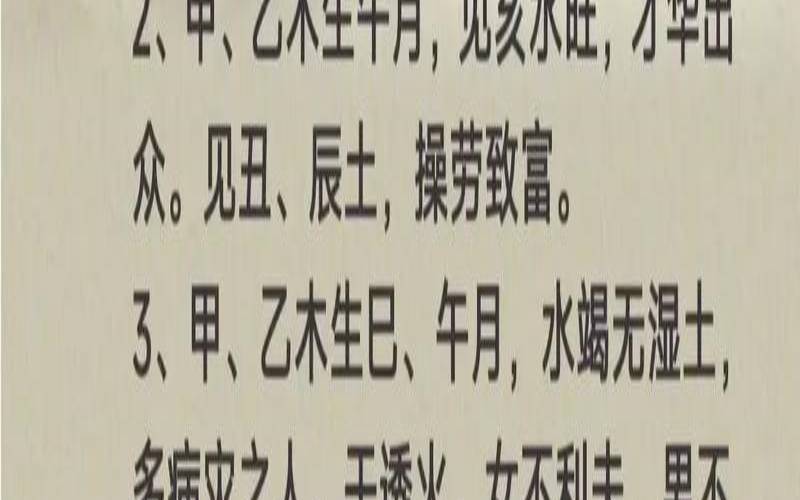 老梁生辰八字（胡一鸣八字高级诀窍）