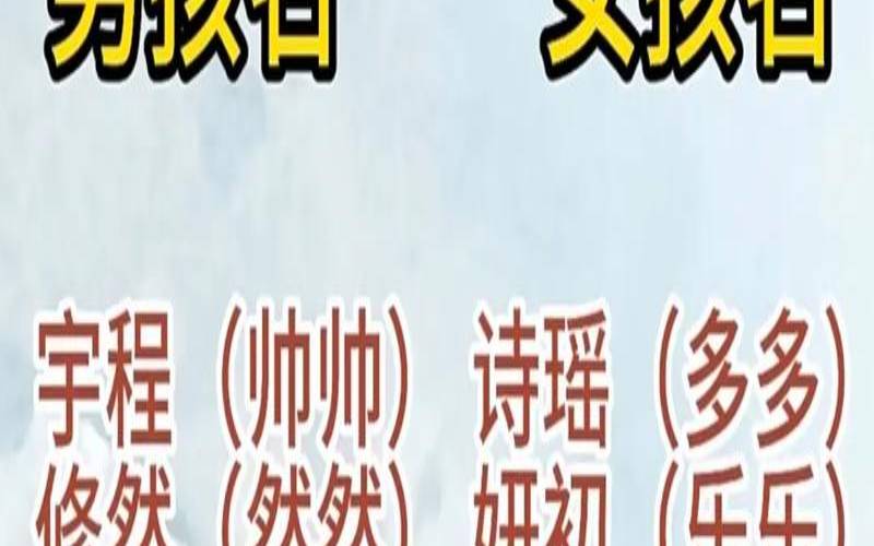 女孩的名单字（新生儿姓名女孩）