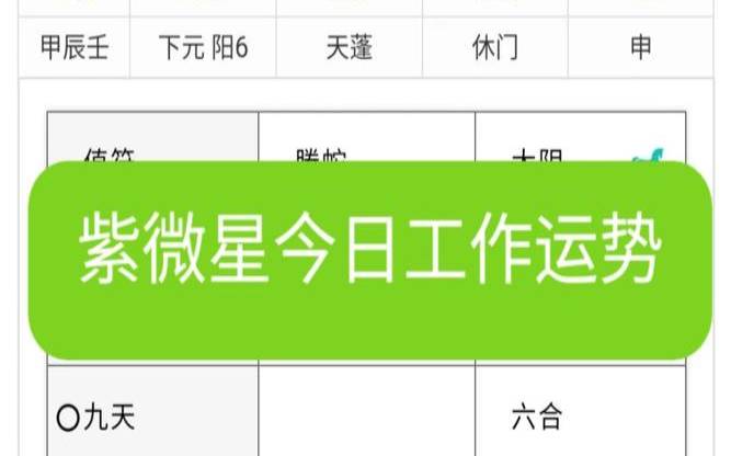 科技紫微星今日座运势查询（紫微排盘免费查询）