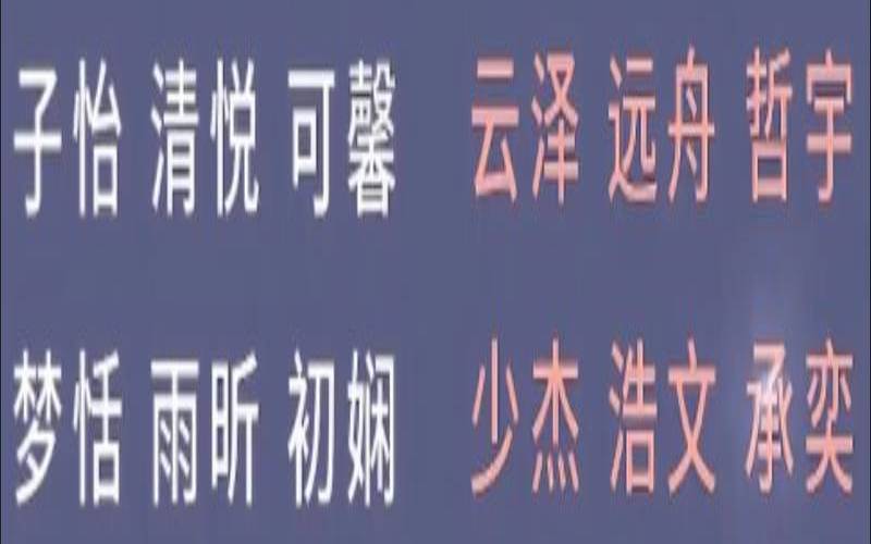 姓名测试打分新生儿（新生儿男孩名字库）