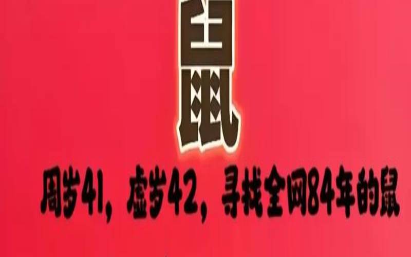 1984年属什么生肖属相是什么命（84年鼠多少岁）