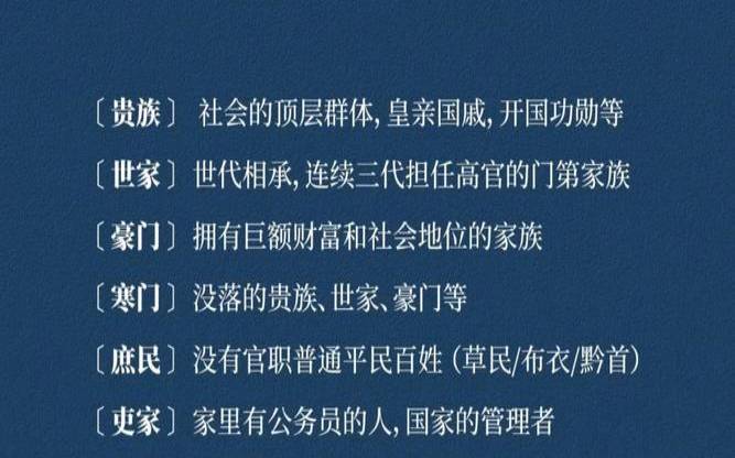 穿越到古代的人有哪些（古代阶级划分九大阶层）